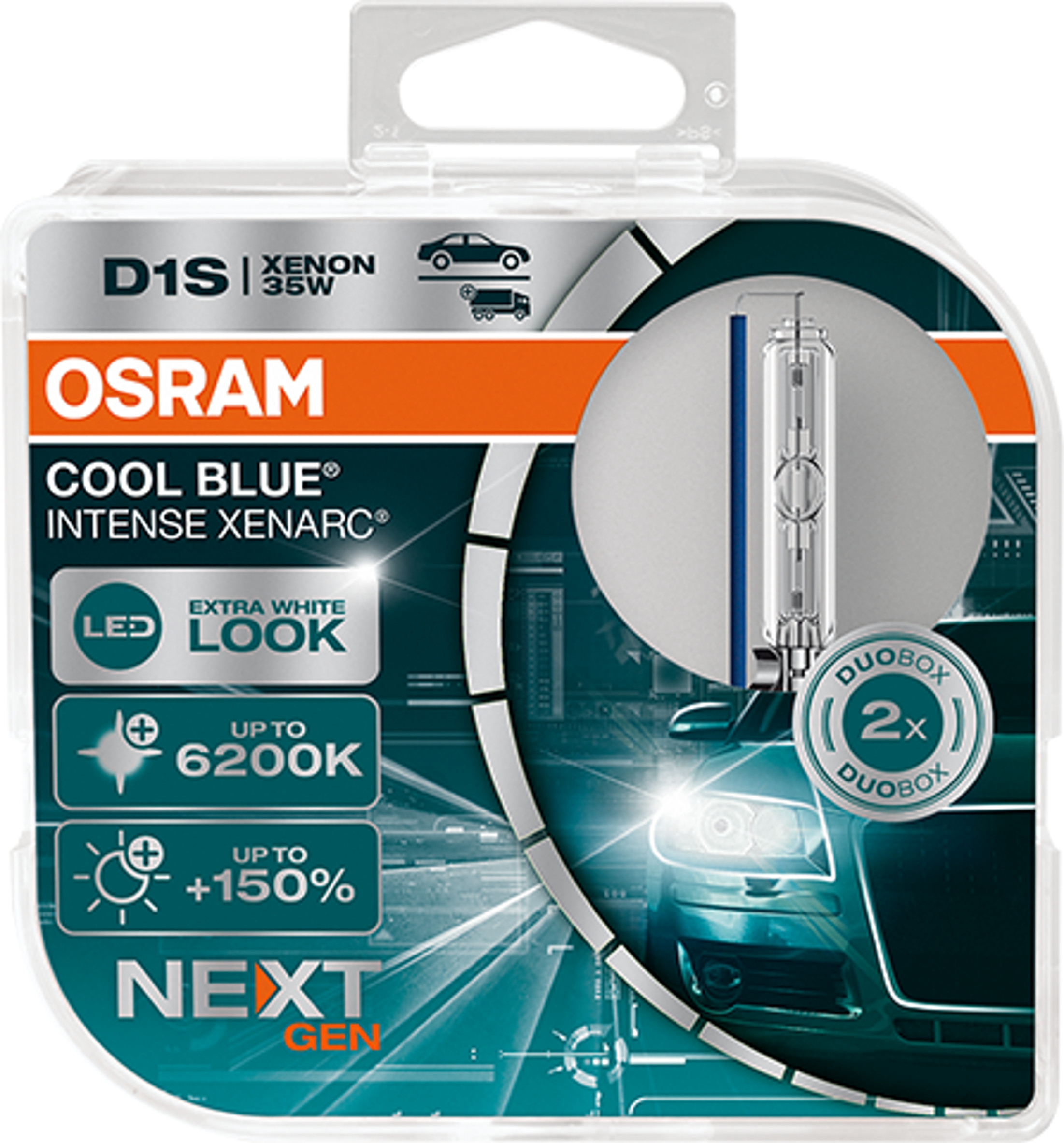 Osram D1S 12V+24V 35W PK32d-2 XENARC COOL BLUE INTENSE NextGen
