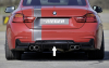 BMW F36 GRAN COUPE M PACKAGE - RIEGER DUPLEX DIFFUSER OO-OO