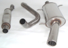 VW SCIROCCO 2 - FMS CAT BACK EXHAUST SYSTEM Ø 63.5MM