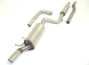 VW POLO - FMS CAT BACK EXHAUST SYSTEM Ø 63.5MM