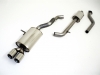 RENAULT CLIO 3 - FMS CAT BACK EXHAUST SYSTEM Ø 63.5MM