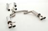 AUDI A5 CONVERTIBLE - FMS CAT BACK EXHAUST SYSTEM Ø 76MM