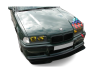 BMW E36 CABRIO - KIT GLACES DE PHARES AVANT JAUNE BMW D'ORIGINE