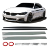 BMW F32 COUPE - ADD-ON LIP SIDE SKIRT M PERFORMANCE STYLE