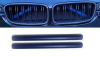 BMW Grille Blue V Brace Bars Overlay Trim Strips Kidney for BMW F10 F11 F06 F12 F13 F01 F48 F49 F39