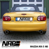 MAZDA MX-5 (NB) - NAP DUPLEX CAT BACK EXHAUST SYSTEM