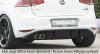 VW GOLF 7 - RIEGER REAR DIFFUSER