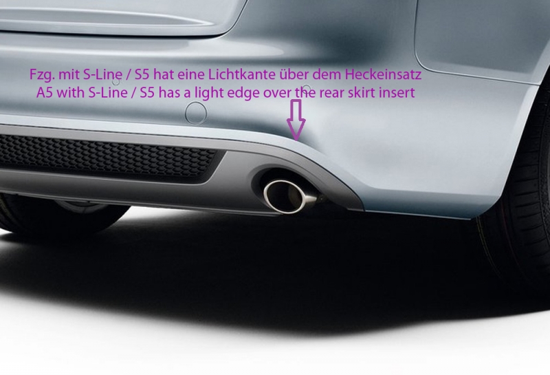 Hitzeschutz Audi A4/A5 (B8) Coupe/Cabrio