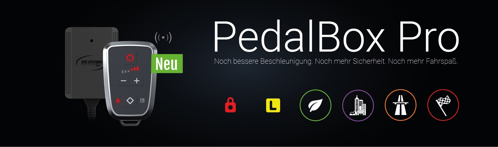 Die neue Pedalbox Pro aus dem Hause DTE SYSTEMS