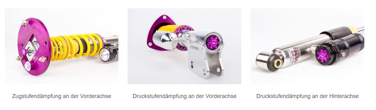 KW Clubsport 2-Way Gewindefahrwerk im Online-Shop der Swiss Tuning AG