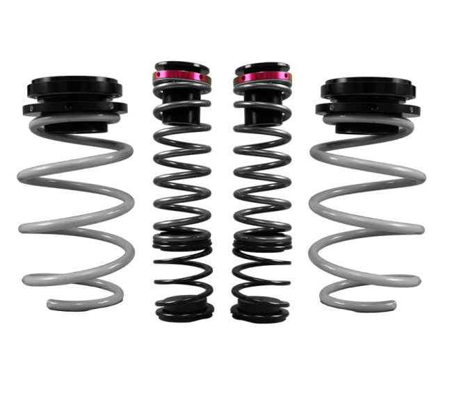 Heigh Adjustable coil springs from KW, ST & Lowtec