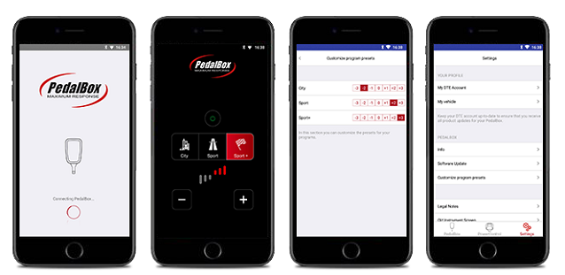Pedalbox mit Smartphone App - Das original von DTE SYSTEMS