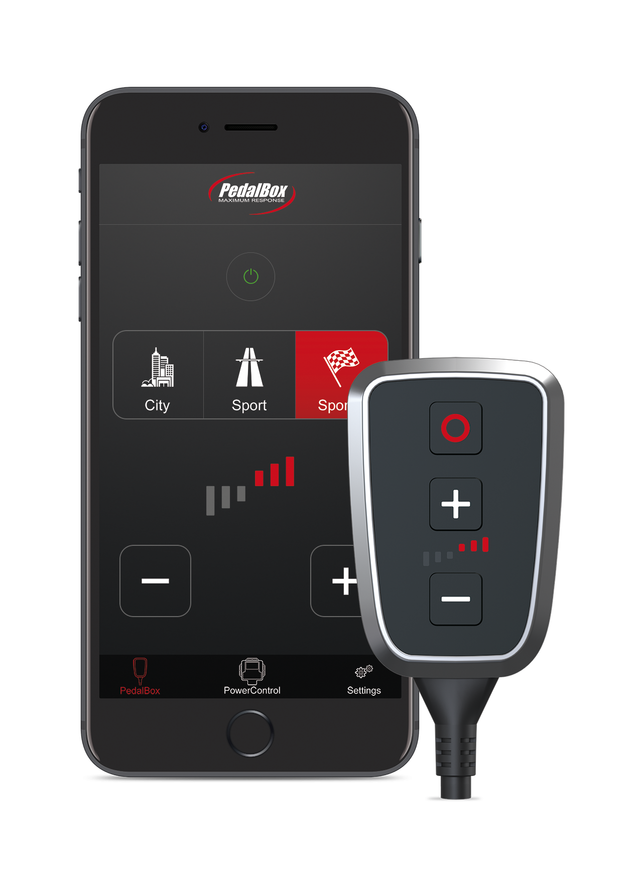 Die neue Pedalbox+ mit Smartphone App Steuerung